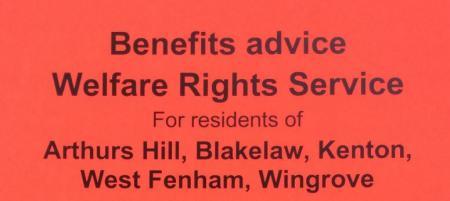 advert for benefits advice