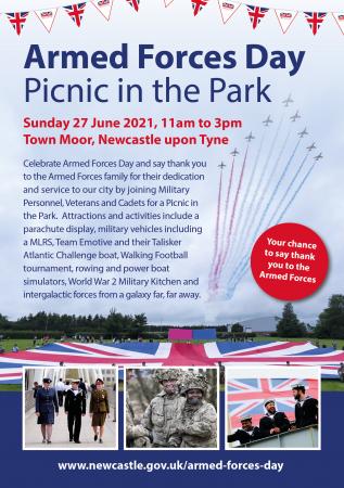 Armed Forces Day Picnic in the Park poster