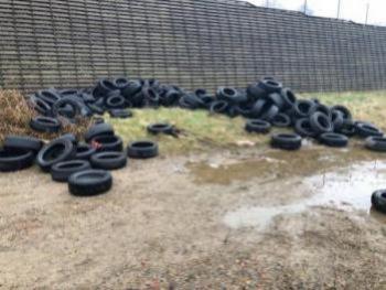 fly tip tyres