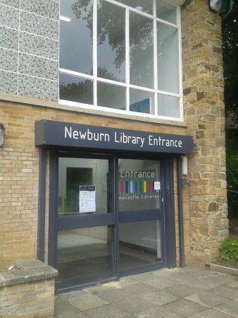 Newburn Library entrance