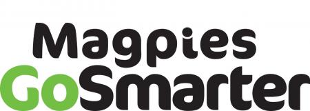 Logo for magpies go smarter