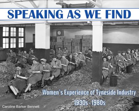 women working on the floor of a tobacco factory in 1950s Newcastle upon Tyne