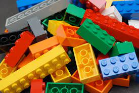 colourful lego bricks