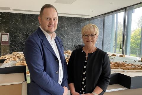 Scott Cooper, Managing Director at Jewson Partnership Solutions, and Christine Herriot, Director of Operations and Regulatory Services at Newcastle City Council.