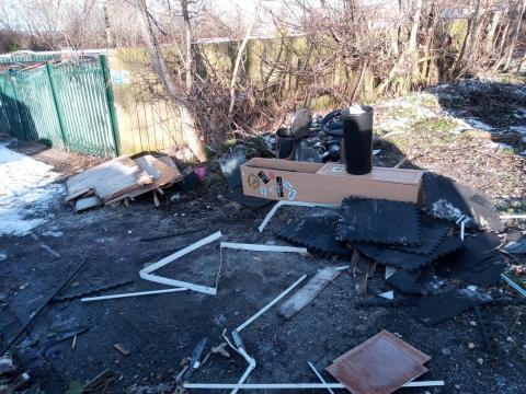 Yan Dominic Hall dumped waste on land off Blucher Terrace in Blucher