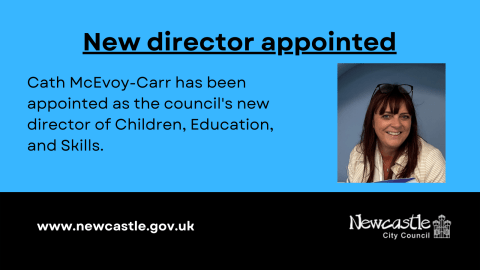 Cath McEvoy-Carr appointed Children, Education, and Skills Director