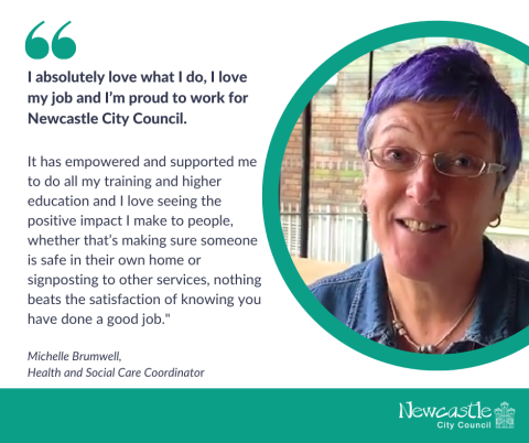 Michelle Brumwell, Health and Social Care Coordinator