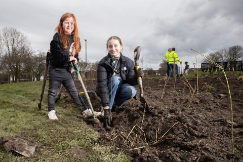 North east Community Forest planting event