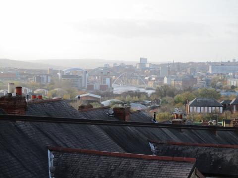 View of the city of Newcastle