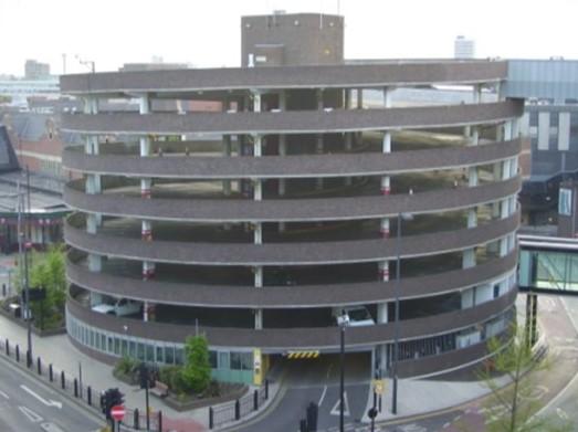 Photo shows a multi storey car park in Newcastle city centre.