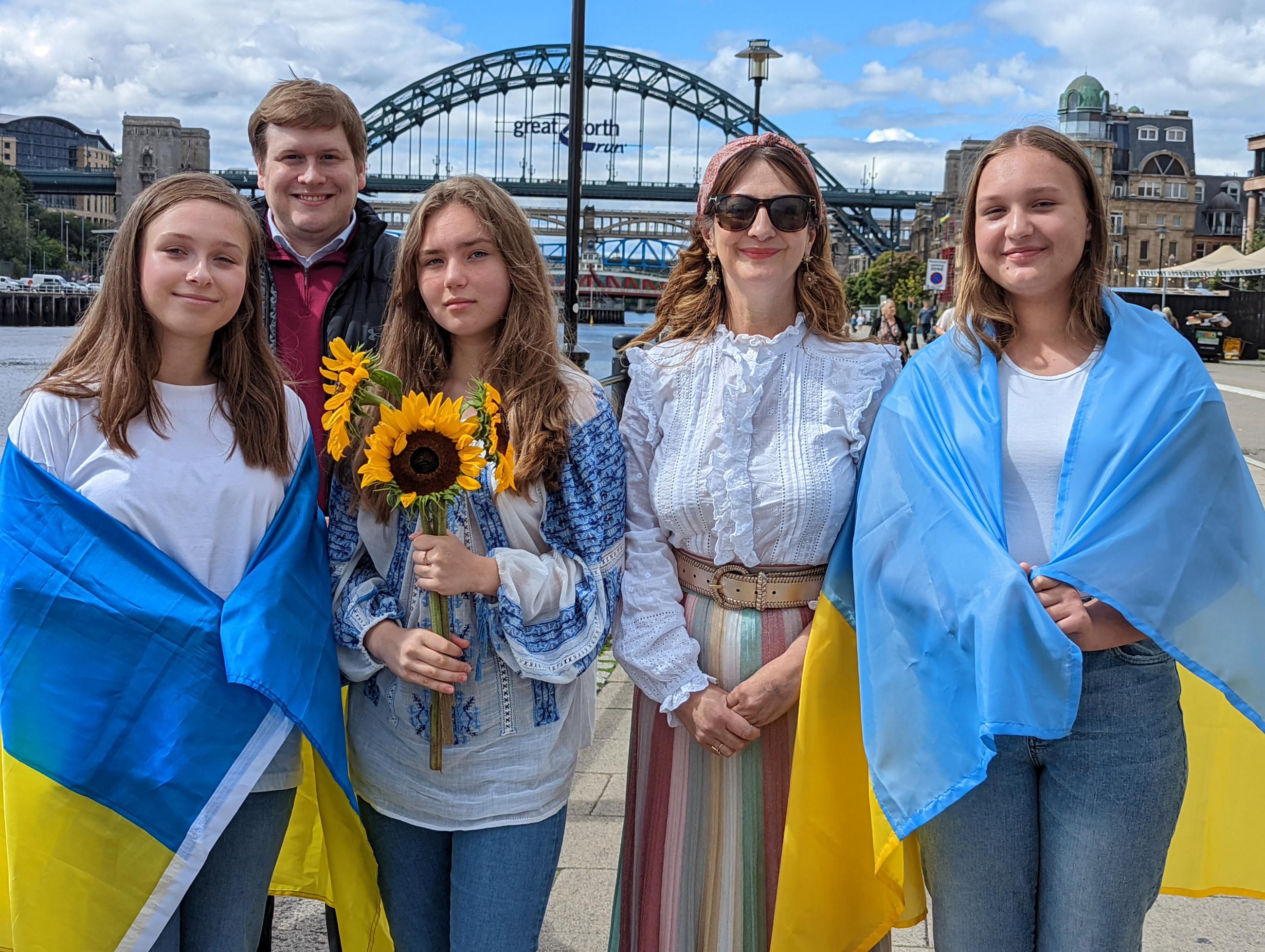 Ukrainian girls back Newcastle's Eurovision bid