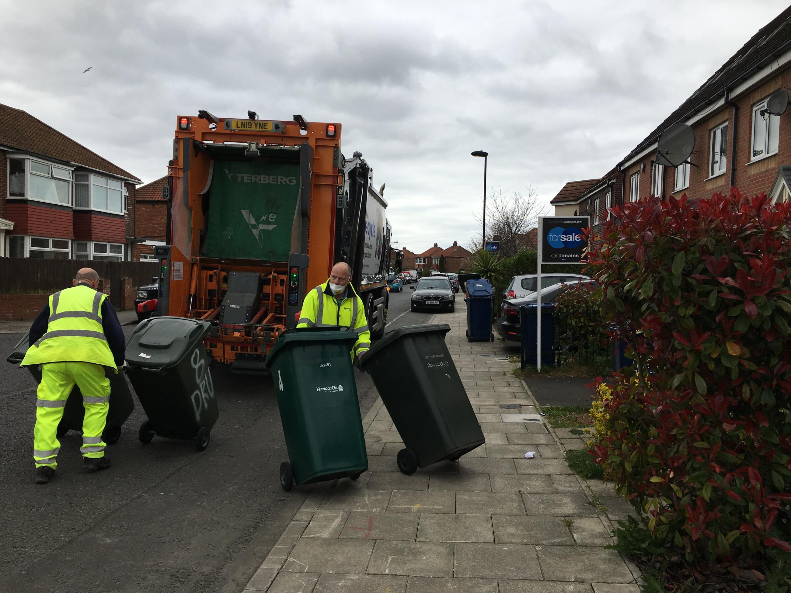 Council's bin crew continue to deliver a full refuse collection service