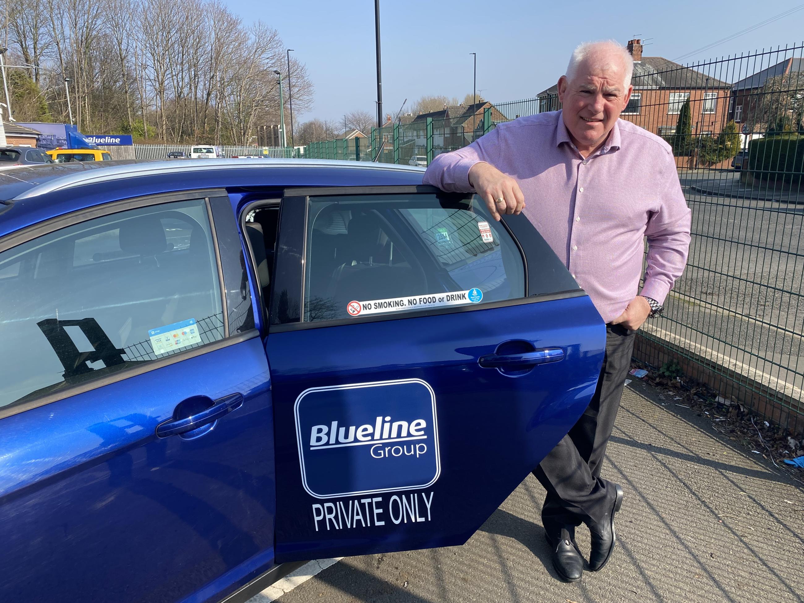 Ian Shanks, owner and managing director of Blueline Taxis