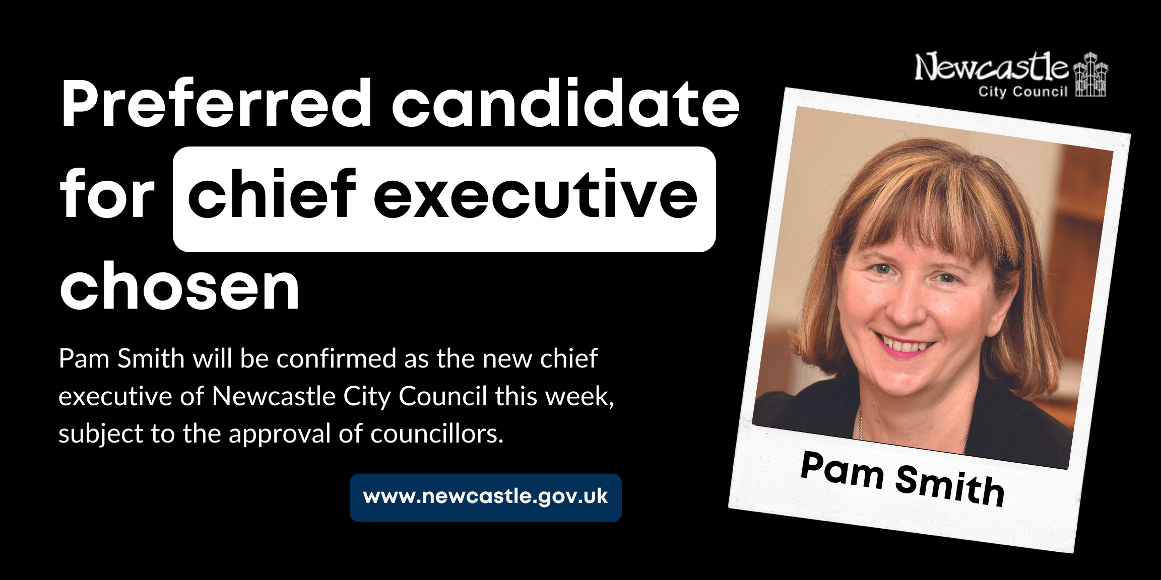Pam Smith set to appointed Chief Executive of Newcastle City Council