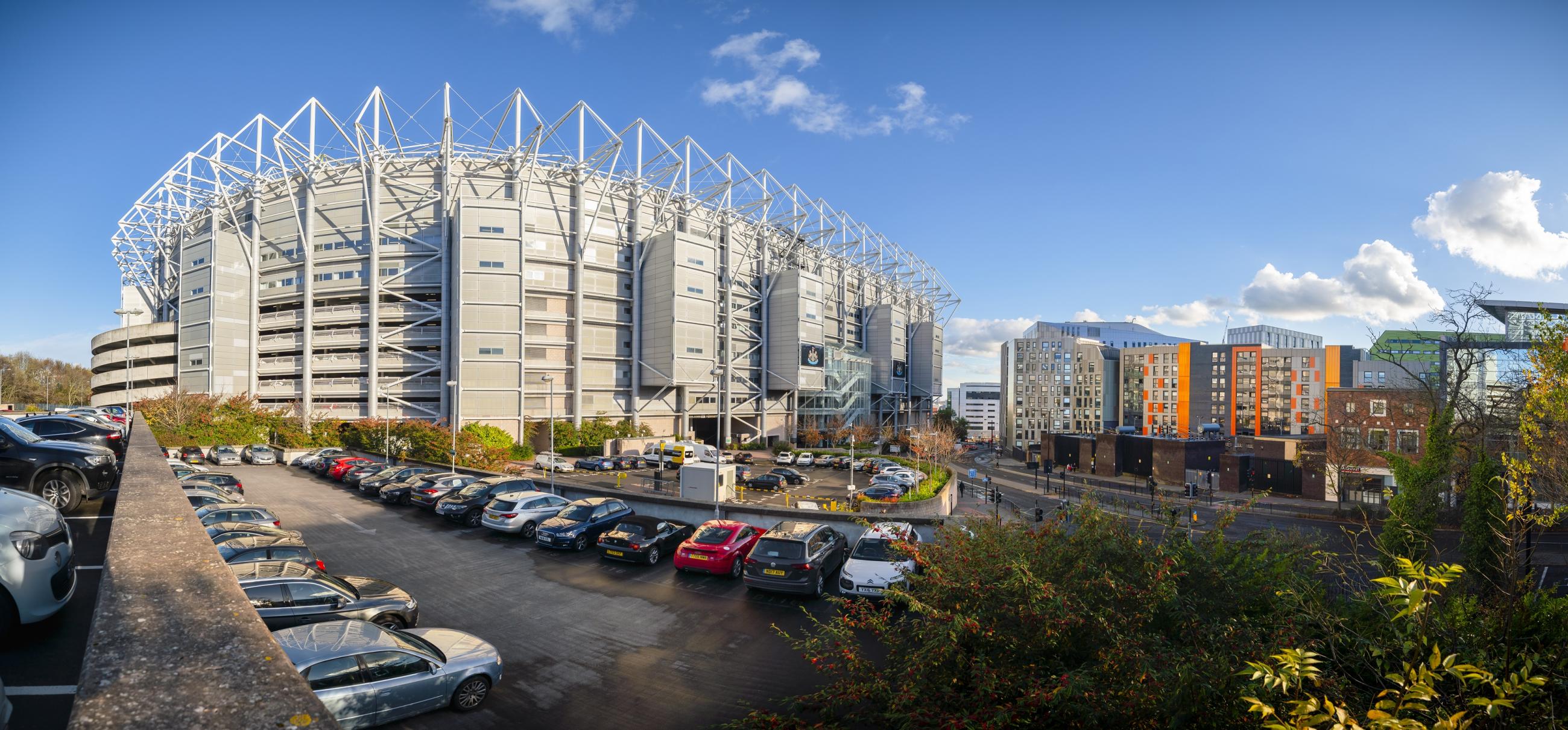 St James' Park, home of Newcastle United Football Club