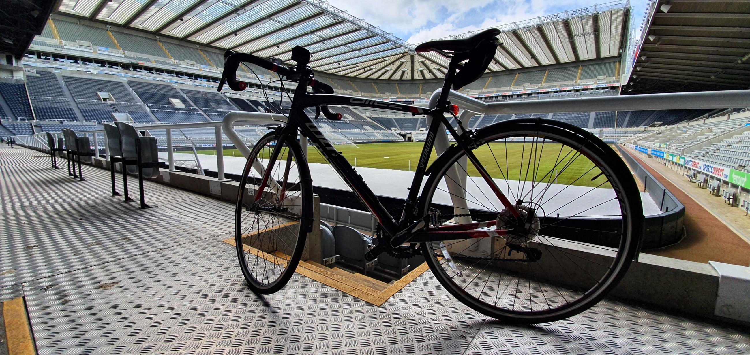 Participants will be able to enjoy a lap around the pitch at St James' Park