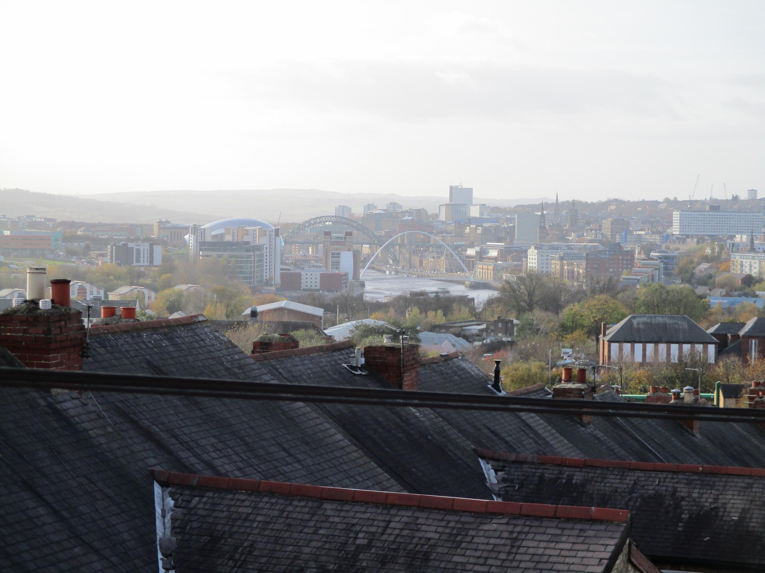 View of the city from the East End