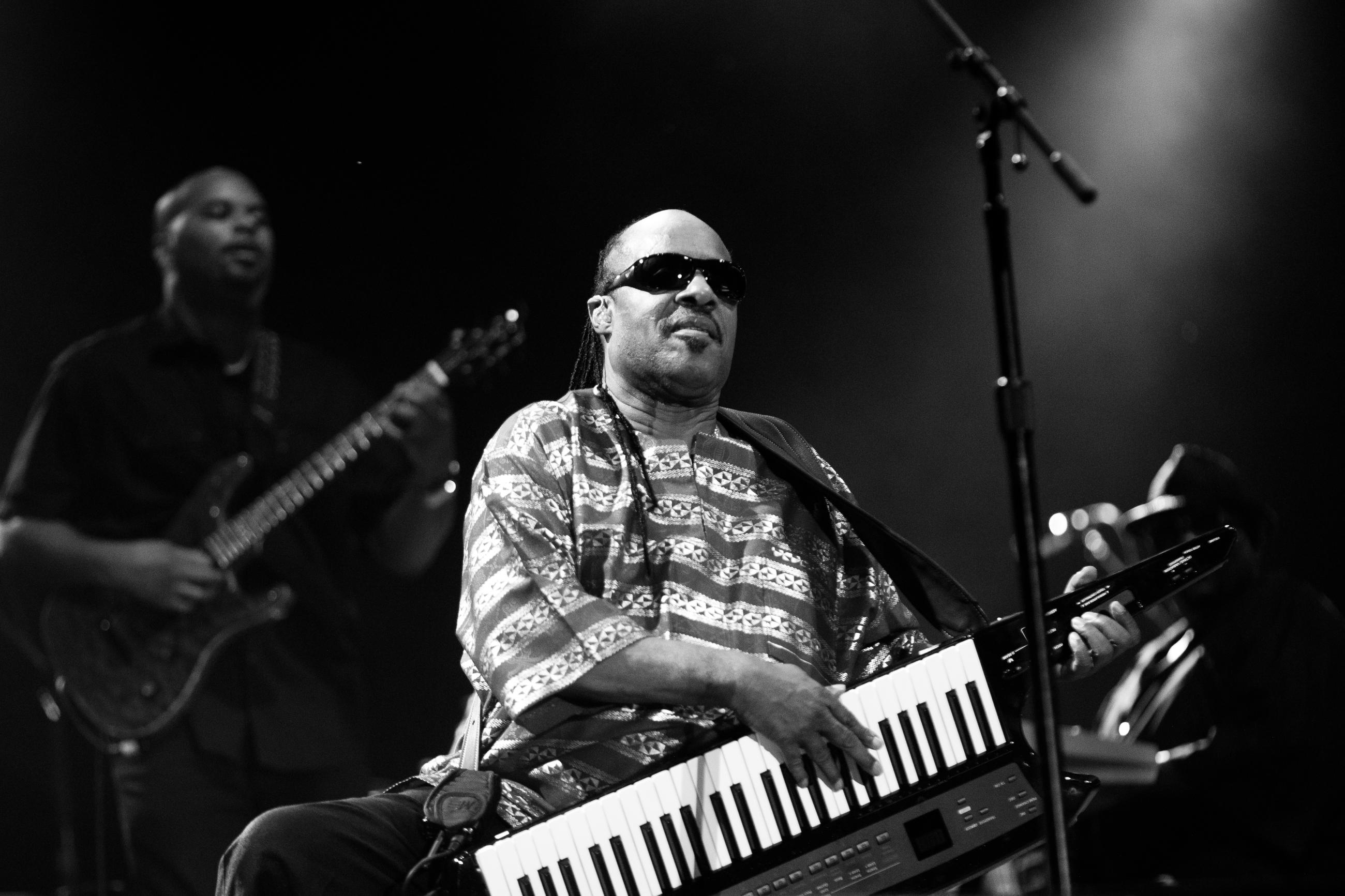 Stevie Wonder. Pic - Thomas Hawk