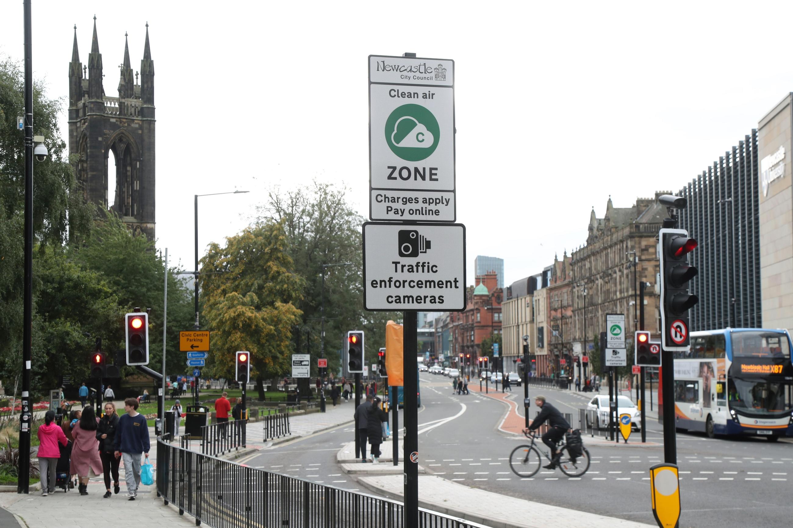 Clean Air Zone Signage Unveiled As Cameras Switched On | Newcastle City ...