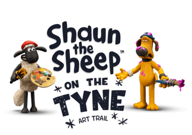 Shaun the Sheep on the Tyne