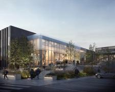 An artist's impression of the leisure centre