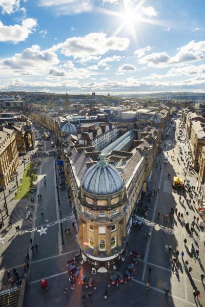 The view from the top of Grey's monument